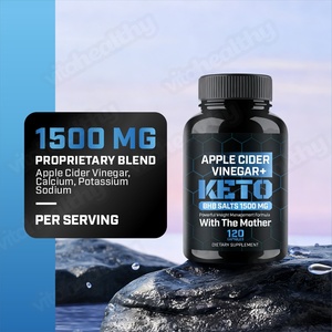 Vitahealthy OEM/ODM Capsules Keto au Vinaigre de Cidre de Pomme Végétalien 1500MG Sels de BHB pour Adultes Gestion du Poids Amélioration de l'Endurance - Product Image 2