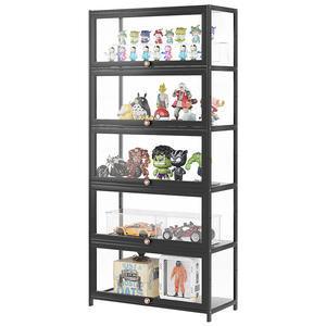 Semplice moderno Multi-strato giocattolo libro armadietto trasparente per bambini libreria per la casa camera da letto Display in porcellana armadi - Product Image 5