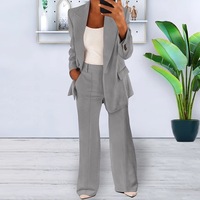 Ensemble de costume pour femmes, blazer tendance, 2 pièces, nouveau style de blazer pour femmes, vêtements de bureau pour femmes
