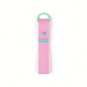 Badge nominatif DIY importé de Corée du Sud, fait main, avec ruban en tissu, porte-clés mousqueton métallique, pour cadeau - Product Image 4