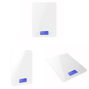 Báscula digital de cocina CK780, báscula electrónica de vidrio de 168x240 mm para pesar alimentos en el hogar con una precisión de 1g - Product Image 2