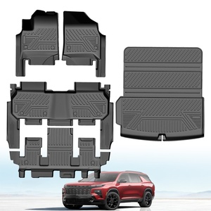 Alfombrillas de Lujo para Auto, Personalizadas, 5D, TPE, Impermeables, Antideslizantes, Juego Completo, Revestimiento Interior para Chevrolet Traverse 2025 - Product Image 1