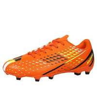 Chaussures de football à crampons pour terrain ferme pour hommes et jeunes, en maille souple, à crampons courts et longs, vente en gros en petites quantités, expédition immédiate