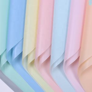 กระดาษห่อช่อดอกไม้กันน้ำสีสลิดสไตล์เกาหลีสำหรับงานหัตถกรรม - Product Image 1