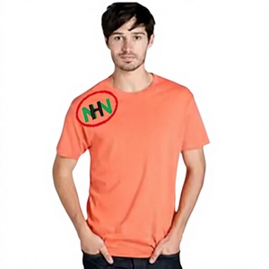 Camisetas de Verano para Hombre con Logotipo Personalizado OEM, Estampadas, Holgadas, 100% Algodón, Manga Corta, Antiarrugas, Transpirables - Product Image 1