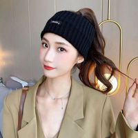 Ikat Rambut Rajut Gaya Korea Serbaguna, Aksesoris Rambut Wanita untuk Penggunaan Sehari-hari, Jilbab Lebar