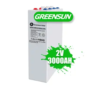 ปลอดภัยและเชื่อถือได้ OPZV 2v3000ah แบตเตอรี่กรดตะกั่วเจลรอบลึกแบบชาร์จไฟได้