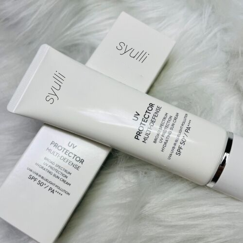 Korean Hydrating Mineral UV Protector SPF 50+ PA++++ 50ml Multi Defense Sun Cream Lotion Anti-Aging Daily Sunscreen for Face