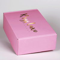 Cajas de Cartón Corrugado Rosa Personalizadas para Envío de Ropa con Logotipo, Caja para Lencería y Ropa Interior, Caja de Regalo para Envíos