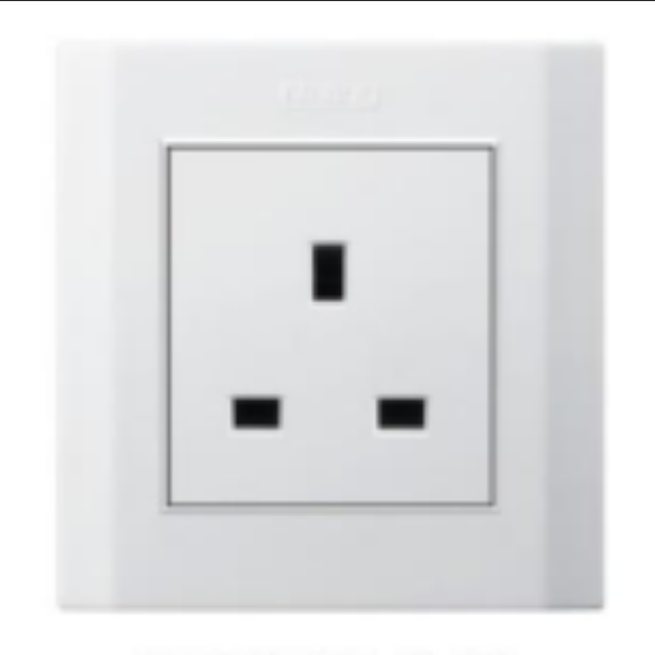 2026 Chinese factories Direct sales Hot Sale 13A UK Socket White PC Unswitched Home Use