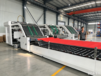 Laminateur automatique de carton ondulé 3, 5 et 7 plis de 1450 mm / Machine à laminer le carton ondulé