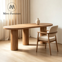 Bureau de direction moderne en bois de noyer, design studio, style nordique, grand bureau d'ordinateur pour patron, table d'écriture et d'étude, mobilier de bureau.