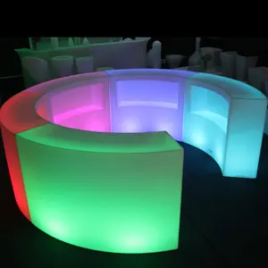 Quầy Bar Buổi Hòa Nhạc Với Đèn Ngủ RGB Trang Trí Bàn Quán Bar Cà Phê Đèn Câu Lạc Bộ Đồ Nội Thất Bàn Tiếp Tân