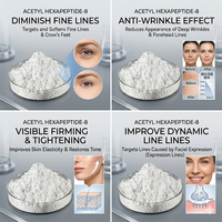 Polvo de Acetil Hexapéptido-8, Ingrediente Cosmético de Alta Pureza 99%, Acetil Hexapéptido 8 - Comprar Producto en Alibaba.com