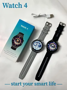 Smartwatchesกีฬาการตรวจสอบสุขภาพสมาร์ทWatch4 BTโทรกันน้ําTFTฟิตเนสHeart RateนาฬิกาสําหรับIphone Samsung Android