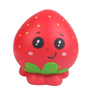 Pu Strawberry <b>Squishy</b> Toy For Kids 2 4 Years Slow Rebound Fidget Toy Unisex - Product Image 5