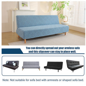 Jacquard elastici All-Inclusive fodera divano letto <span class=keywords><strong>con</strong></span> funzione lavabile pieghevole Futon protettore senza bracciolo - Product Image 5