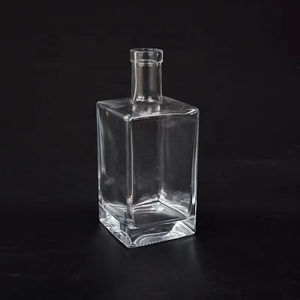 Etichette personalizzate tappo di arresto in sughero quadrato <span class=keywords><strong>Whisky</strong></span> Spirits <span class=keywords><strong>Whisky</strong></span> Tequila Gin Vodka bottiglia di vetro bottiglie di liquore 500ml <span class=keywords><strong>750ml</strong></span> - Product Image 2