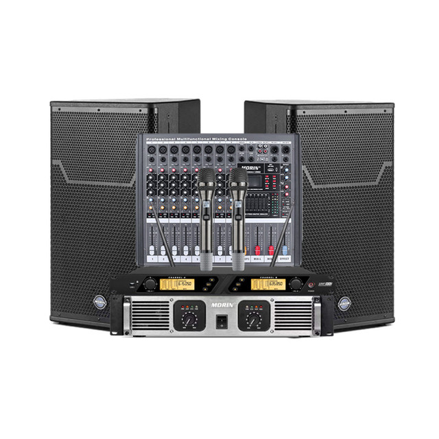 Indoor Outdoor Concerts Stage DJ 2 Way Passive 15 Inch Professional Speaker for Stage