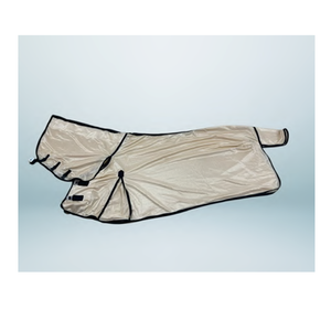 ULTRA BREATHABLE LIGHTWEIGHT SUMMER HORSE <b>RUG</b> <b>BLACK</b> BINDING LIGHT MESH COMBO COTTON-FILLED DRESSAGE USE NON-WATERPROOF REMOVABLE - Product Image 1