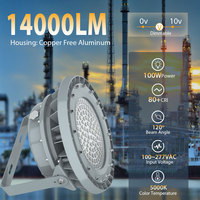 BBIER US Stock 100W Ex Light sans lentille de projection 5000K 230V Atex Iecex Lumière d'urgence antidéflagrante 3h
