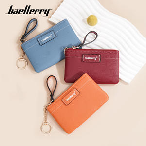 Cartera de Mujer Baellerry, Diseño de Moda, Cartera Compacta y Delgada de Cuero PU con Protección RFID, Color Rojo, Venta al por Mayor, 2025 - Product Image 3