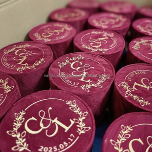 กล่องบรรจุภัณฑ์ช็อกโกแลตทรงกระบอกกระดาษพิเศษหรูหราแบบกำหนดเอง กล่องแข็งพร้อมโลโก้แบบกำหนดเอง ปั๊มร้อนบนวัสดุกระดาษแข็ง - Product Image 1