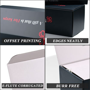 Embalaje de papel para tienda de <span class=keywords><strong>flores</strong></span>, caja de regalo de envío rectangular grande, cajas de <span class=keywords><strong>flores</strong></span> frescas para ramos exclusivos para floristas - Product Image 6