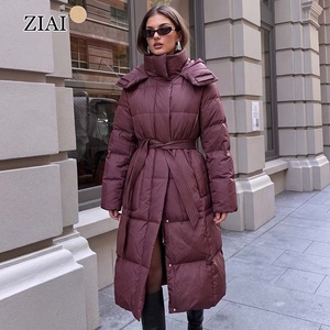 Giacca Invernale da Donna per Ufficio, Cappotto Lungo Imbottito Caldo e alla Moda, Antivento - Product Image 1