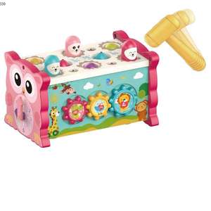 Jouet éducatif interactif multifonctionnel hexagonal Owl Qin pour enfants, jeu de pêche amusant, jeu de la souris et autres activités ludiques - Product Image 1