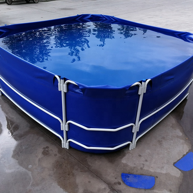 Большие холщовые резервуары для аквакультуры из ПВХ, коммерческие резервуары для рыбного хозяйства для продажи