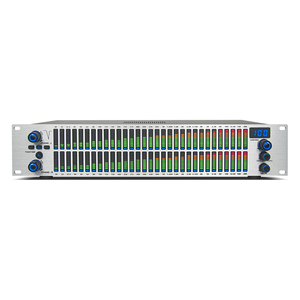 Ecualizador Digital Profesional Plateado 2U EQ Estéreo con Pantalla de Espectro Gráfico Dual de 31 Bandas - Product Image 3