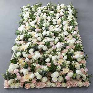 LFB1092 Nuovo Design Parete Floreale 3D in Tessuto Bianco con <span class=keywords><strong>Peonie</strong></span> e Rose Arrotolabile per Decorazioni di Matrimoni ed Eventi - Product Image 6