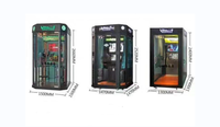 Mini cabine de karaoké, machine de karaoké mobile, idéale pour les salles de jeux, les rues, les parcs, les places, les stations, pour chanter avec un faible investissement