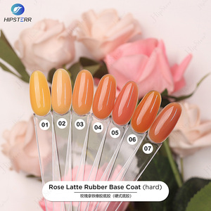 เจลเบสยางกุหลาบ Hema-free Rose Latte Rubber Base Coat เจลเบสแข็งพิเศษสำหรับเล็บที่อ่อนแอ - Product Image 6