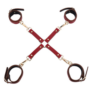 6PCS/8 PCS Handcuffs <strong>Nipple</strong> <strong>Clamps</strong> Whip Spanking Sex Metal Anal Plug <strong>Vibrator</strong> Butt Bdsm Bondage Set for Couples - Product Image 4