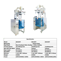 Machine d'emballage automatique haute vitesse pour bâtonnets de glace, sucettes glacées, jus de fruits et liquides en film/sachet