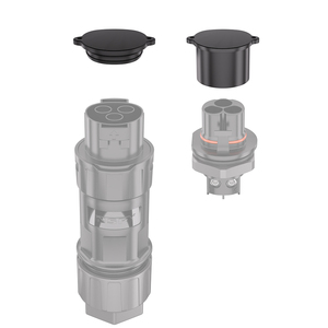 Tapas Antipolvo Resistentes a los Rayos UV para Conectores de CA Trifásicos de Silicona para Inversores Solares NSPV - Product Image 1