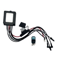 4 pièces 10 rangées Kit de feux de roue blanc pur 15 '/17'/20 'éclairage automatique extérieur pour camion voiture UTV éclairage de roue tout-terrain