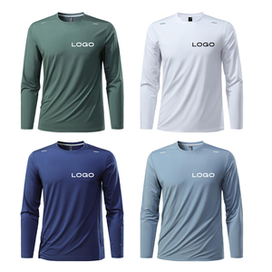 เสื้อยืดแขนยาวแบบถักด้วยความร้อนสำหรับผู้ชายเสื้อผ้าออกแบบได้ตามต้องการ - Product Image 6