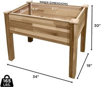 Grandes boîtes de potager verticales en bois pour plantes de jardin, légumes et herbes aromatiques-Plantation de pots de fleurs pour la maison