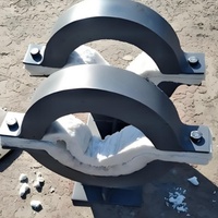 Support d'usine personnalisable-Collier de serrage à boulon réglable pour support de tuyau d'isolation-OEM