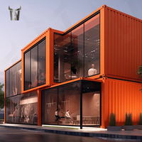 Maisons conteneurs mobiles préfabriquées pliables en acier de 20 et 40 pieds, écologiques et recyclables, pour écoles et logements.