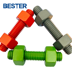 Nặng Hex cấu trúc A325 28mm x 1000mm <span class=keywords><strong>ASTM</strong></span> A193 một 193M <span class=keywords><strong>GR</strong></span> B7 M24 Stud bu lông với <span class=keywords><strong>ASTM</strong></span> A194 hạt - Product Image 1