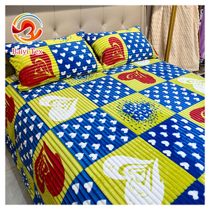 Nhà Máy Bán Hàng Trực Tiếp Siêu Mềm Trẻ Em Polyester Flannel Lông Cừu Chăn Đặt Gối Tấm Ga Giường Tùy Chỉnh Thiết Kế Chăn - Product Image 4