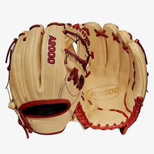 プロのカスタムGuantesDe Baseball & Softball Training A2000 Guantes Guantines De Beisbol Baseball Gloves Kip Leather