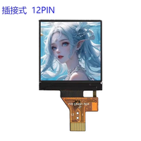 Professionelles 1,3 Zoll TFT LCD Display-Modul, gelötet, 12-Pin-Schnittstelle für Smartwatch- und Wearable-Geräteprojekte