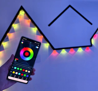 Éclairage de Noël, lumières LED imperméables pour les avant-toits, lumières extérieures intelligentes RGBIC permanentes