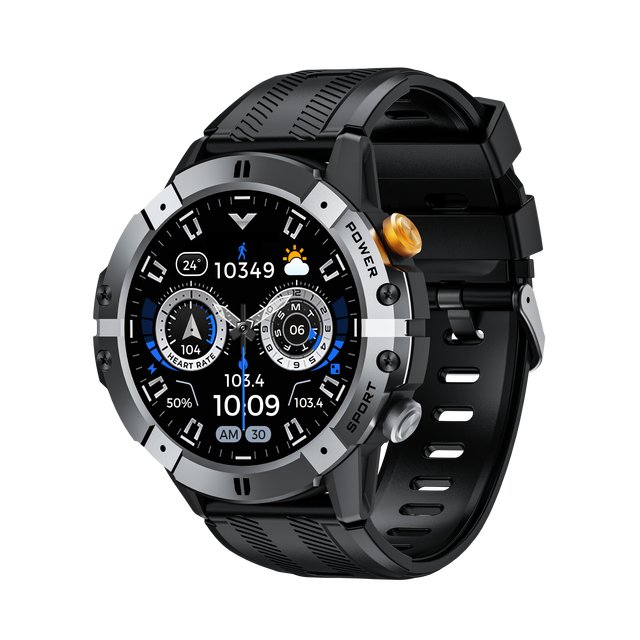 C29 Outdoor Sports Smartwatch Rugged Fall Resistant Titanium Bezel BT Call Message Alert Sleep Monitoring Smart Watch Custom