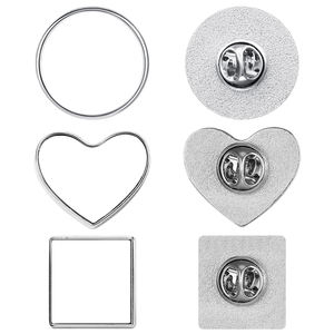 特注ブランク昇華金属ピンバッジ亜鉛合金プロモーションラペルピンバルク卸売り - Product Image 4